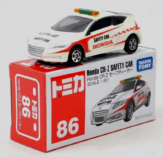 TAKARA TOMY TOMICA NO.86 HONDA CR-Z SAFETY CAR SCALE 1/61 Diecast Metal Model