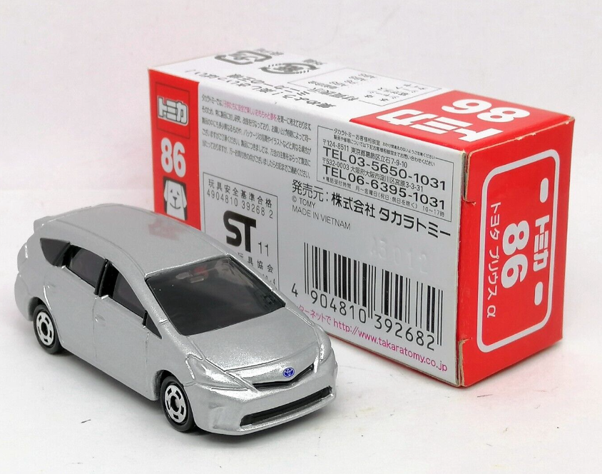 Tomica No.86 Toyota Prius Alpha α Miniature Car Takara Tomy Diecast Model Rare