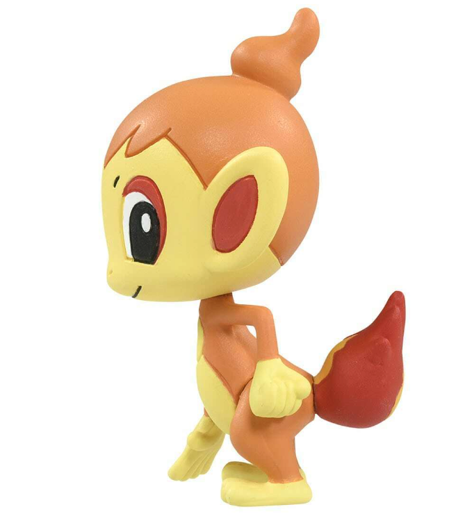 Moncolle FG Pokemon  MC EX Figure-35 Chimchar (Asia VER.) doll cards toy New AU