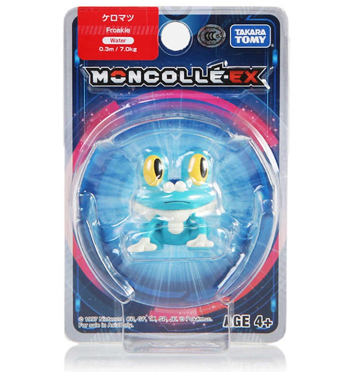 EX-09 Froakie Asia Pokemon action figures Takara Tomy Moncolle cards MC EX