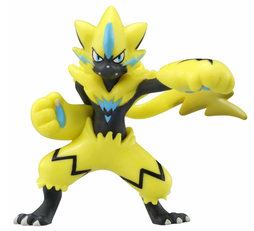 MS-09 Zeraora Pokemon action figures Takara Tomy Moncolle cards MC EX