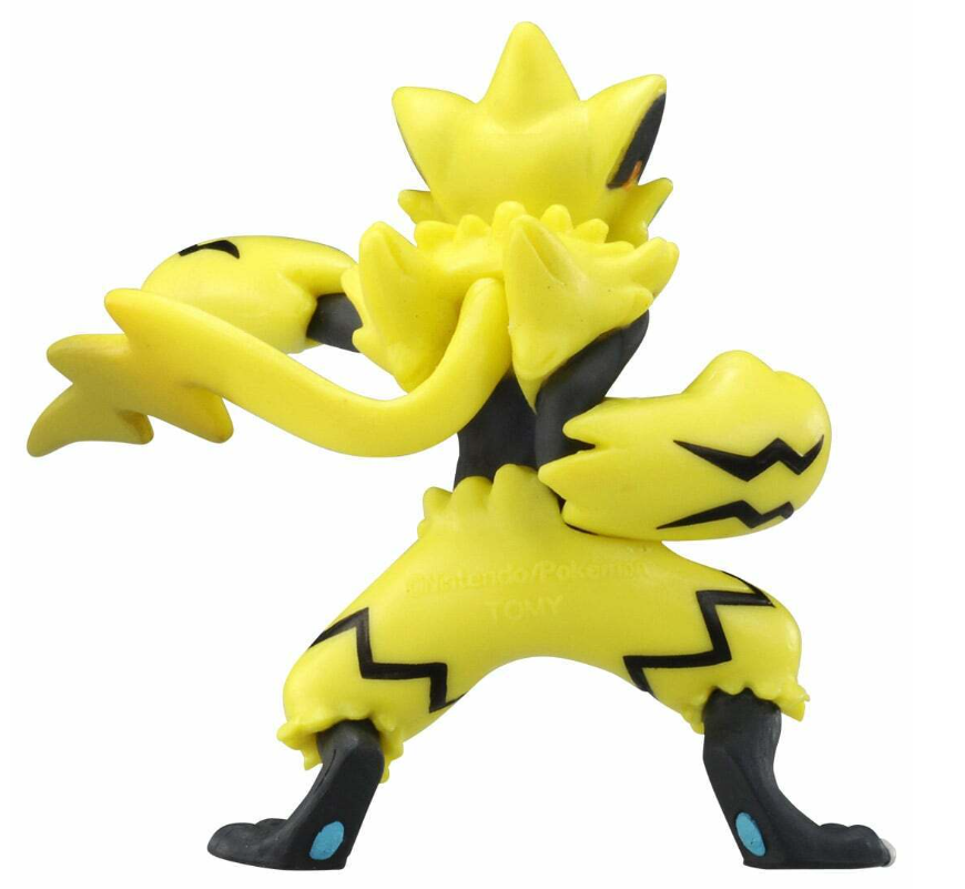 MS-09 Zeraora Pokemon action figures Takara Tomy Moncolle cards MC EX