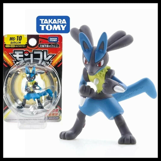 MC MS-10 Rukario Lucario Takara Tomy Pokemon Monster Action Figure cards #10 AU