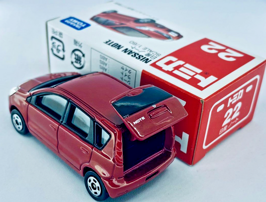 Tomica Takara Tomy #22 Nissan Note bliste No. 22 Diecast Metal Model Car