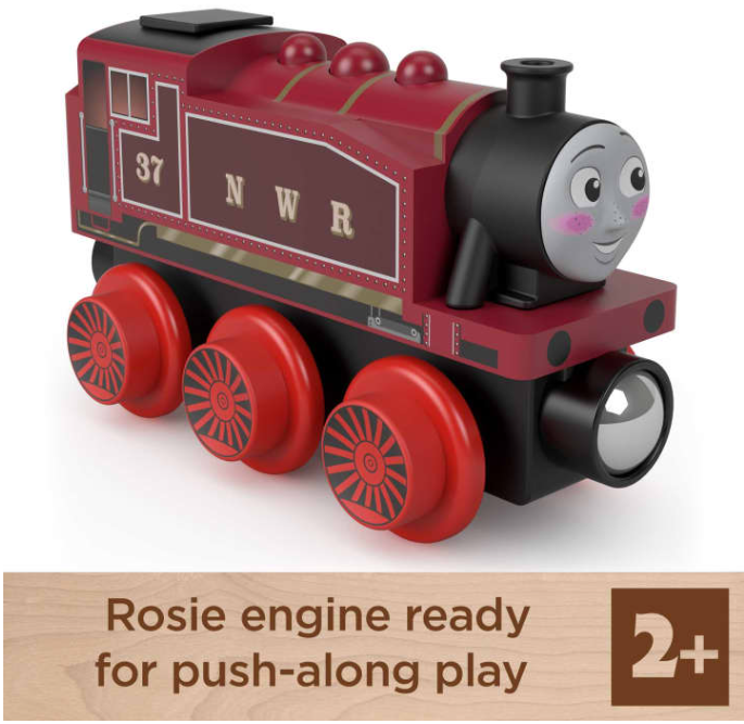 Thomas & Friends Wooden Railway Rosie Engine Fisher Price and Trains Toy Rose AU