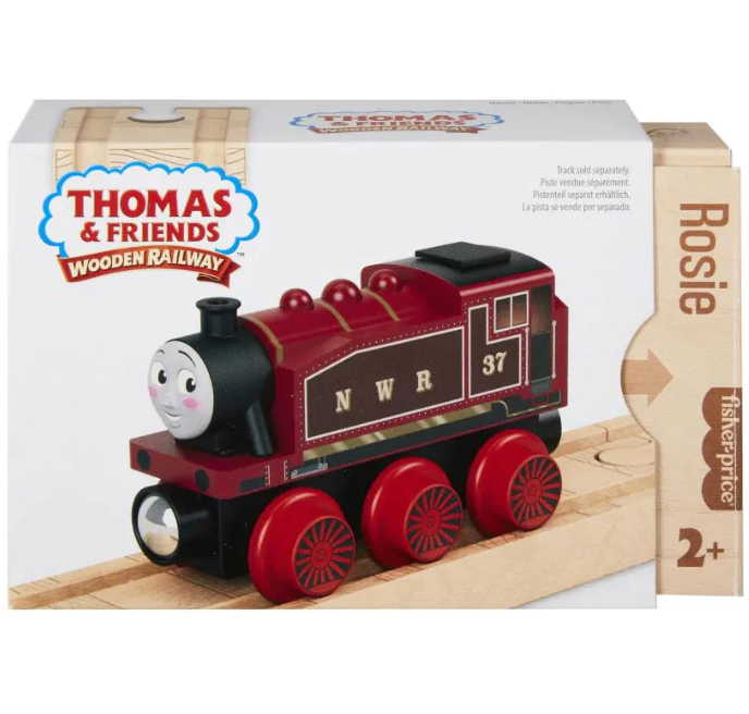 Thomas & Friends Wooden Railway Rosie Engine Fisher Price and Trains Toy Rose AU