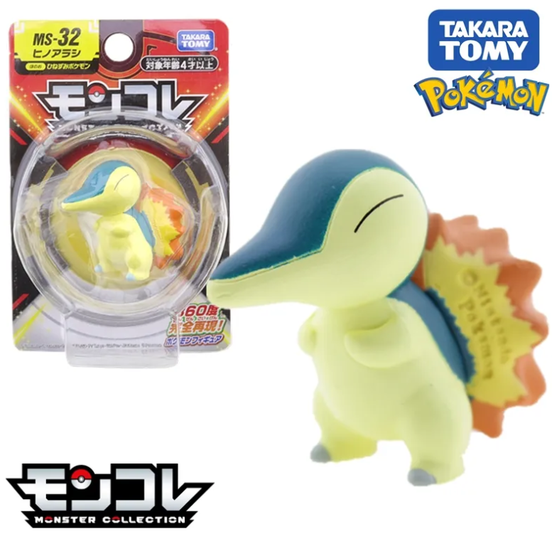 MS-32 Cyndaquil Pokemon action figures Takara Tomy Moncolle cards MC EX