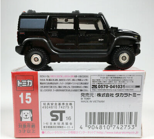 Tomica Takara Tomy #15 1/67 Hummer H2 Diecast Metal Model Car Child Gift