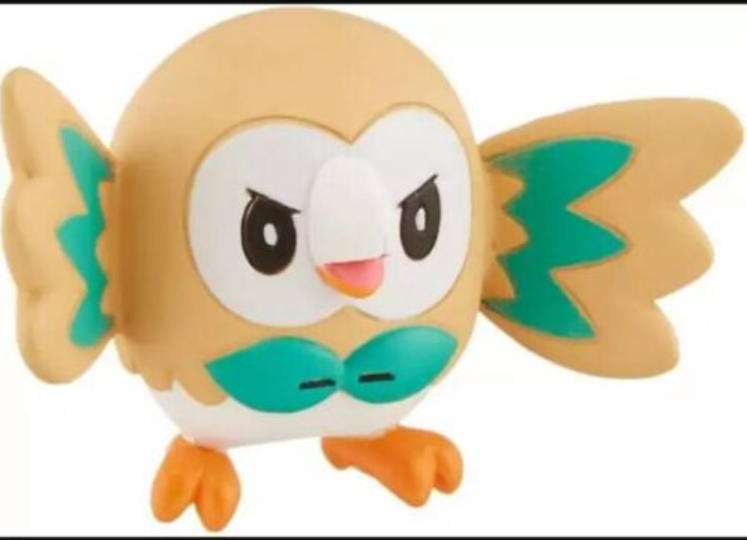 EX-11 Rowlet Asia Pokemon action figures Takara Tomy Moncolle cards MC EX