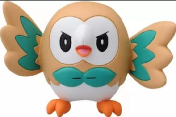 EX-11 Rowlet Asia Pokemon action figures Takara Tomy Moncolle cards MC EX